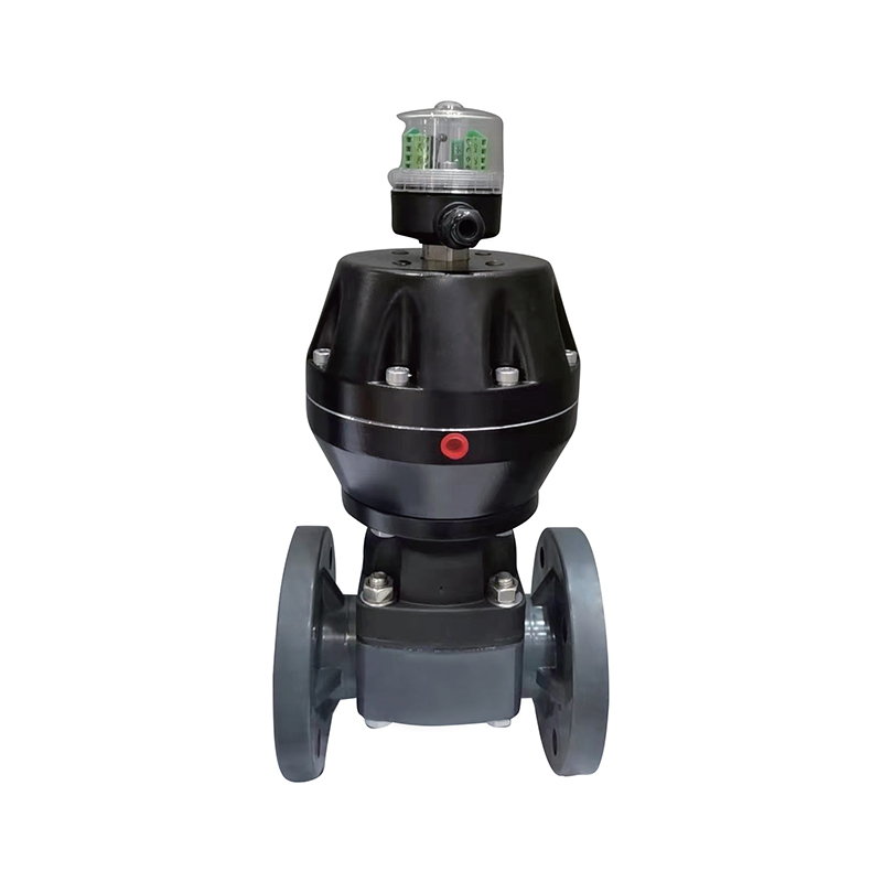 Pneumatic UPVC Flange Diaphragm Valve