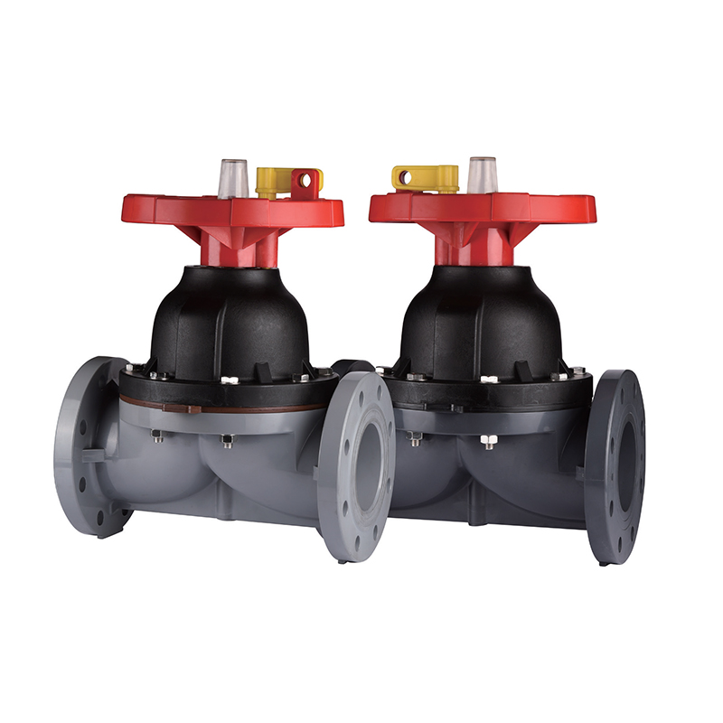 UPVC/CPVC Flang Diaphragm Valve